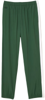 Chlapčenské nohavice Lacoste Colorblock Sweatpants - dark green