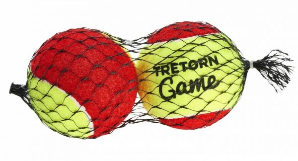 Teniske loptice za juniore Tretorn Game Red Felt 2B