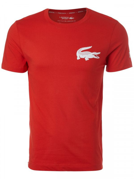  Lacoste T-shirt SPORT x Novak Djokovic - red