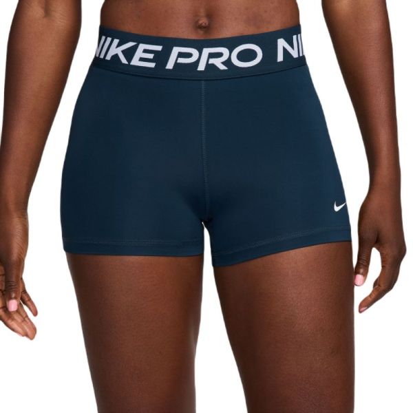 Damskie spodenki Nike Pro 365 Short 3in - Niebieski