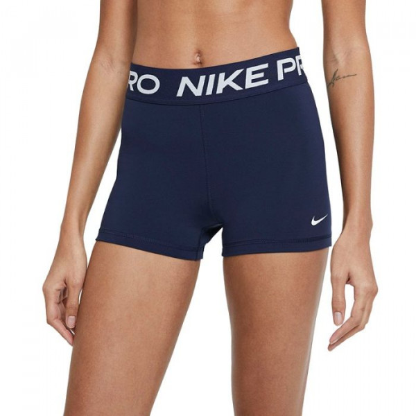 Women's shorts Nike Pro 365 Short 3in - obsidian/white