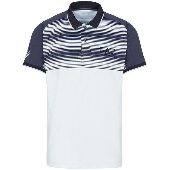 Tenisa polo krekls vīriešiem EA7 Man Jersey Polo Shirt - plein air