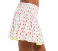 Tenisa svārki meitenēm Lucky in Love Desert Vibes Arrowhead Smocked Skirt - white Tenisa svārki meitenēm Lucky in Love Desert Vibes Arrowhead Smocked Skirt - white