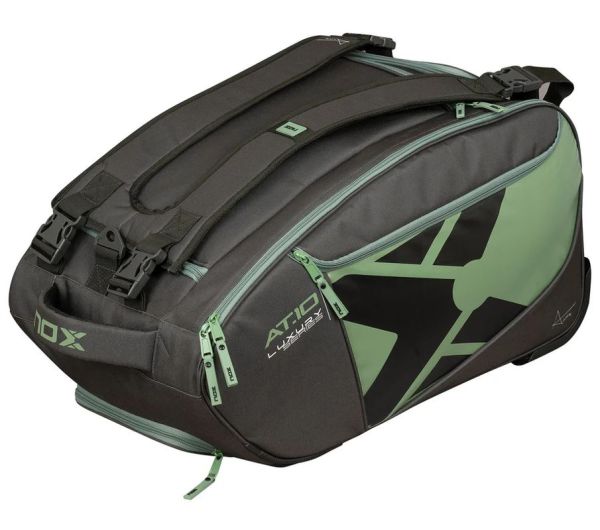 Sac de padel NOX AT 10 Competition Trolley - Noir, Vert