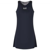 Robes de tennis pour femmes EA7 Woman Jersey Dress - navy blue
