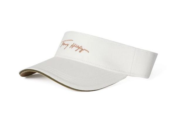Tenisový kšilt Tommy Hilfiger Iconic Signature Visor Women - white