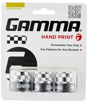  Gamma Hand Print black/white 3P