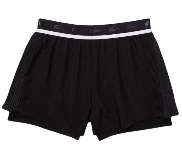  Lacoste Women's SPORT Light Nylon Shorts - black