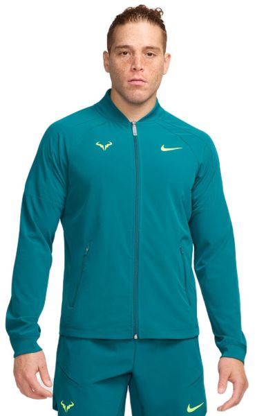 Férfi tenisz pulóver Nike Court Dri-Fit Rafa Jacket - Türkiz