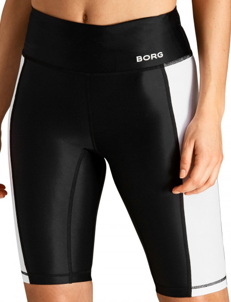 Dámské tenisové kraťasy Björn Borg Stripe Bike Shorts W - black beauty