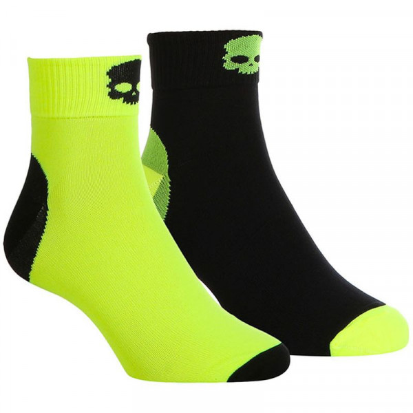 Ponožky Hydrogen Box Performance Socks 2P - black/yellow fluo