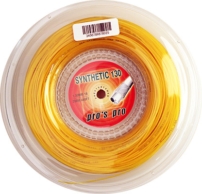 Tennisekeeled Pro's Pro Synthetic 130 (200 m) - gold