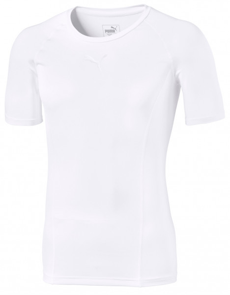 Muška kompresijska odjeća Puma Liga Baselayer Tee SS - white