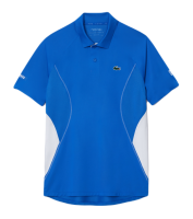 Polo de tennis pour hommes Lacoste Tennis x Novak Djokovic Ultra-Dry Polo - ladigue blue