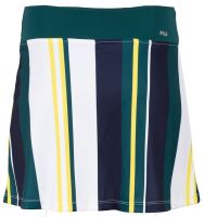 Tenisa svārki meitenēm Fila Skort Elliot Girls - white/deep teal stripe Tenisa svārki meitenēm Fila Skort Elliot Girls - white/deep teal stripe