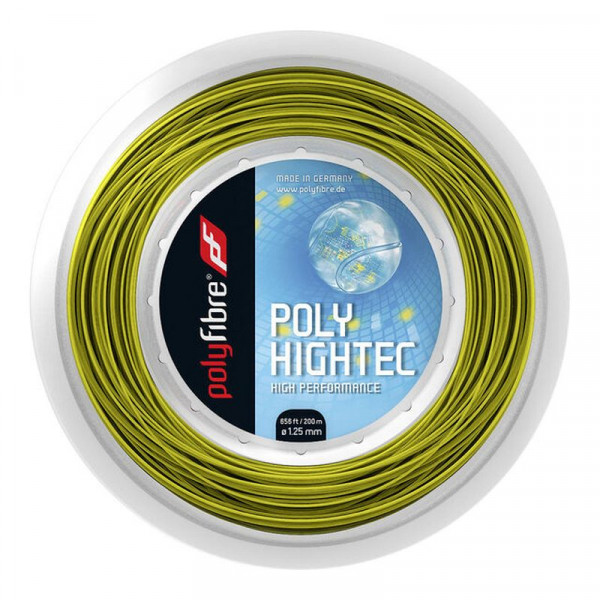 Tenisa stīgas Polyfibre Poly Hightec (200 m) - yellow