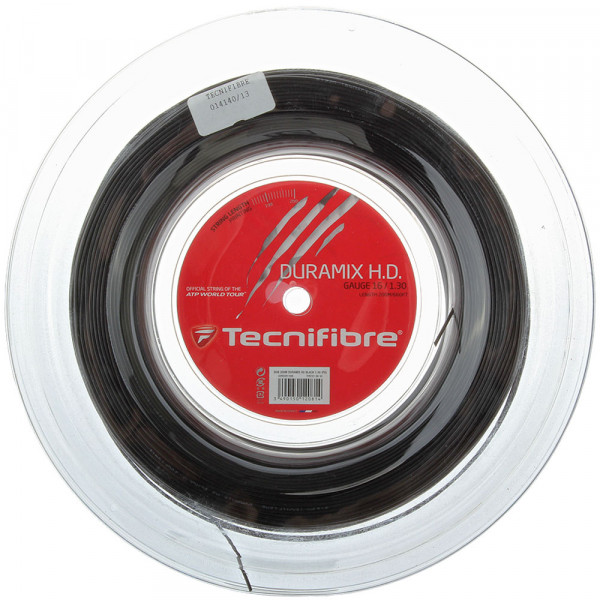 Corda da tennis Tecnifibre Duramix H.D. (200 m) - black