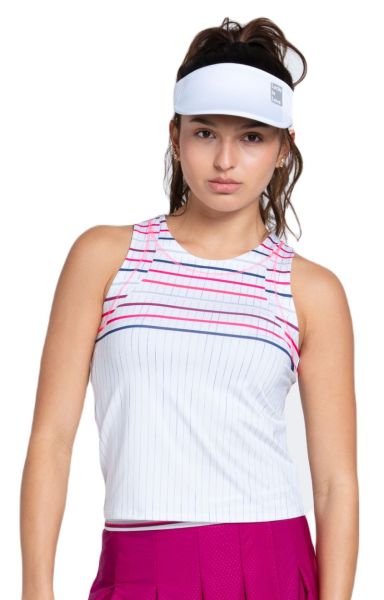 Damen Tennistop Lucky in Love The Berry Buzz - Weiß