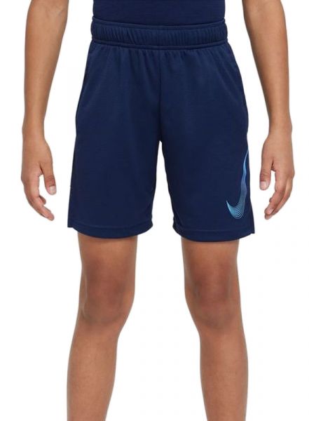 Jungen Shorts Nike Dri-Fit Training Short - midnight navy/university blue