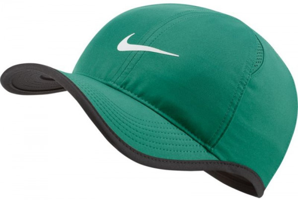  Nike U Aerobill Feather Light Cap - neptune green/black/white