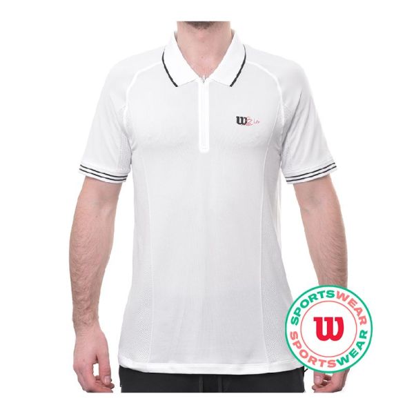 Polo de tenis para hombre Wilson Series Seamless Polo - bright white