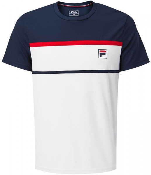 T-shirt pour hommes Fila T-Shirt Steve M - white/peacoat blue