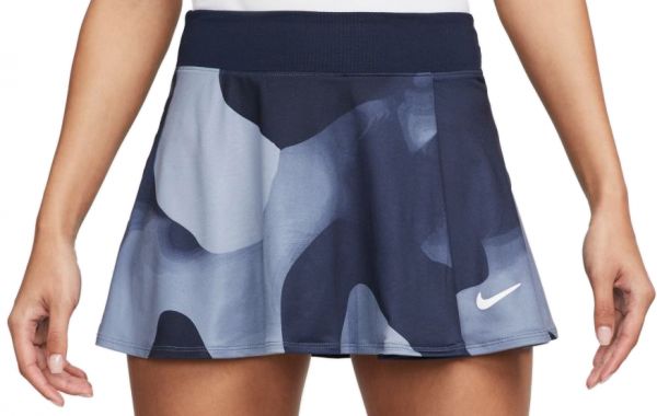  Nike Court Dri-Fit Victory Printed Tennis Skirt - obsidian/white