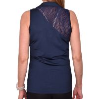 Ženski teniski polo majica EA7 Women Jersey Polo Shirt - navy blue Ženski teniski polo majica EA7 Women Jersey Polo Shirt - navy blue