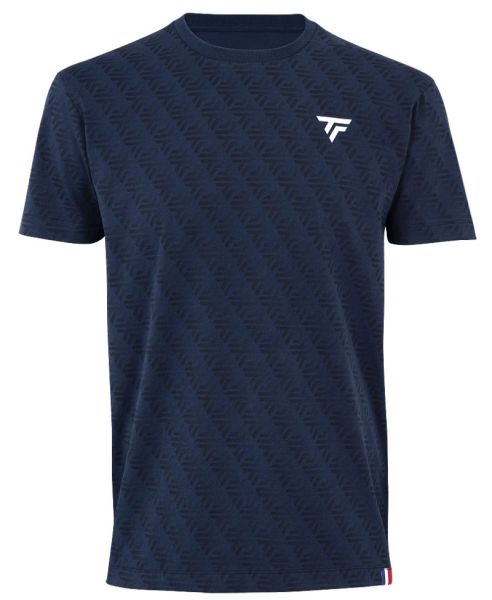 Pánske tričko Tecnifibre Graphic Stretch - Modrý