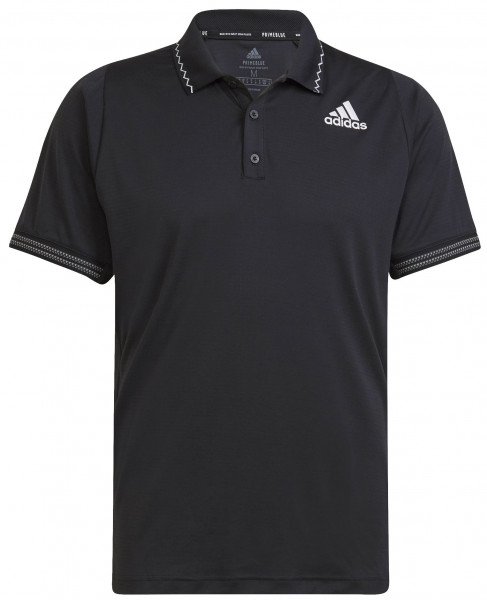 Herren Tennispoloshirt Adidas Tennis Freelift Polo Primeblue M - black