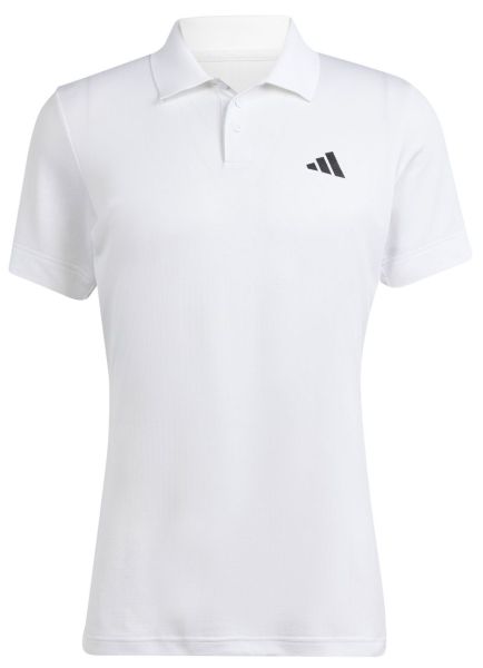 Herren Tennispoloshirt Adidas Freelift - Weiß