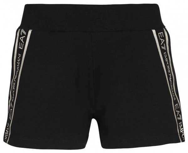  EA7 Woman Jersey Shorts - black