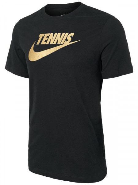  Nike Court Tee DFCT Tennis GFX Metallic - black