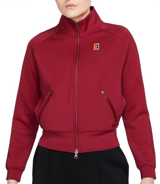 Teniso džemperis moterims Nike Court Heritage Jacket FZ W - pomegranate