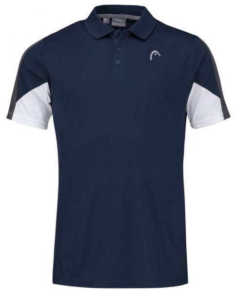 Polo da tennis da uomo Head Club 22 Tech Polo Shirt M - dark blue