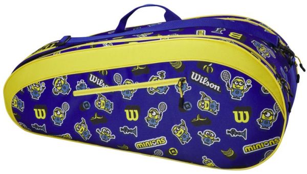 Tenisová taška Wilson Minions V3.0 Team 6PK - blue/yellow