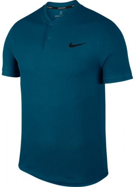  Nike Court Dry Advantage Solid Polo - green abyss/green abyss/black