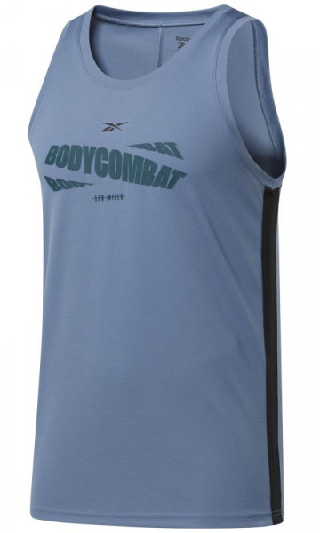 Herren Tennis-T-Shirt Reebok LM BC Tank - blue slate