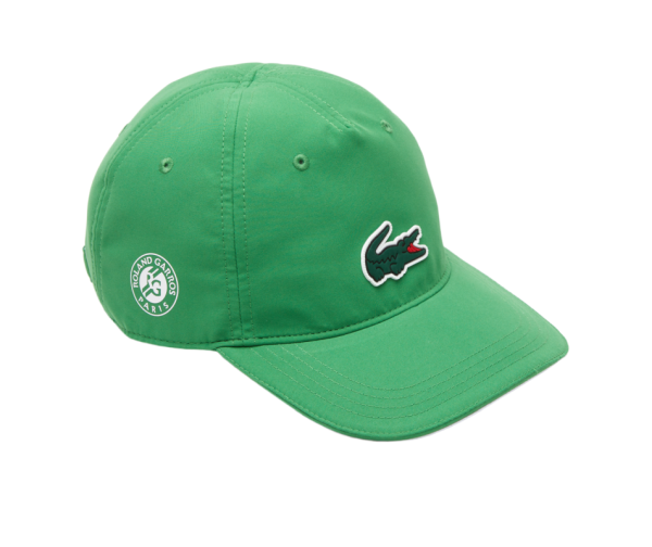 Καπέλο Lacoste Sport Roland Garros Edition Microfiber Cap - green