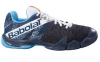 Muška obuća za padel Babolat Movea - grey/scuba blue Muška obuća za padel Babolat Movea - grey/scuba blue