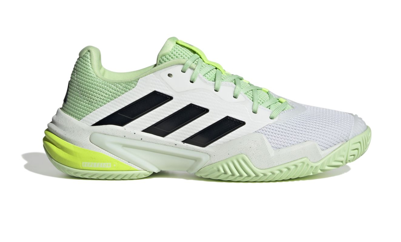 Men's shoes Adidas Barricade 13 M - cloud white/semi green spark/core black  | Tennis Zone | Tennis Shop