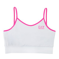 Krūšturis EA7 Woman Jersey Sport Bra - white