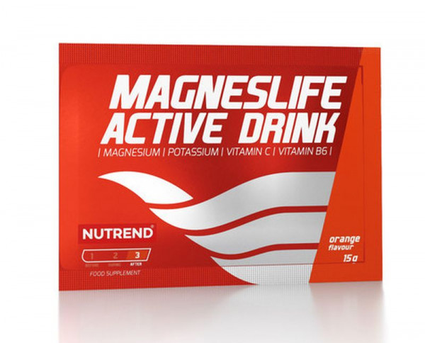 Packa treningowa Nutrend MAGNESLIFE ACTIVE DRINK - orange