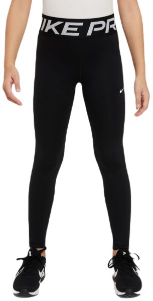 Pantalons pour filles Nike Girls Dri-Fit Pro Leggings - black/white