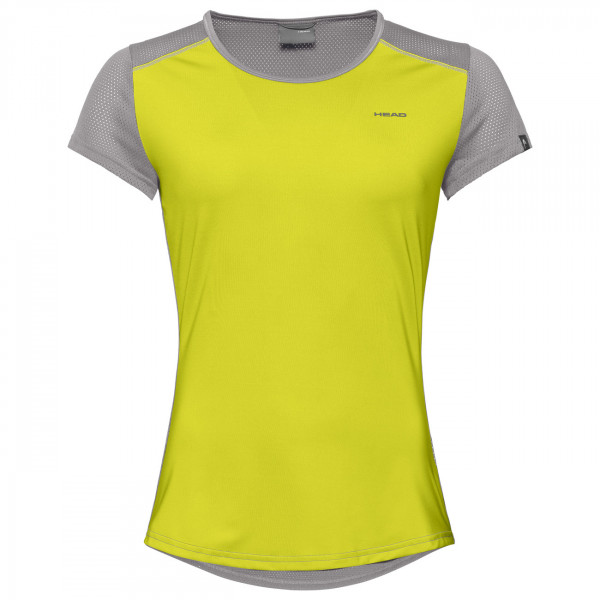 Дамска тениска Head Sammy T-Shirt W - yellow/grey