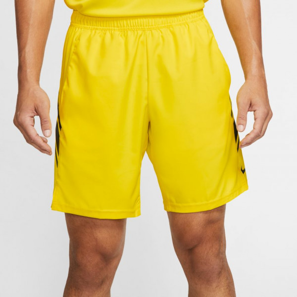  Nike Court Dry 9in Short - opti yellow/off noir/off noir