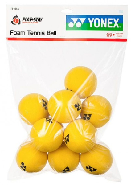 Teniso kamuoliukai pradedantiesiems Yonex Foam Tennis Ball (12 vnt.)