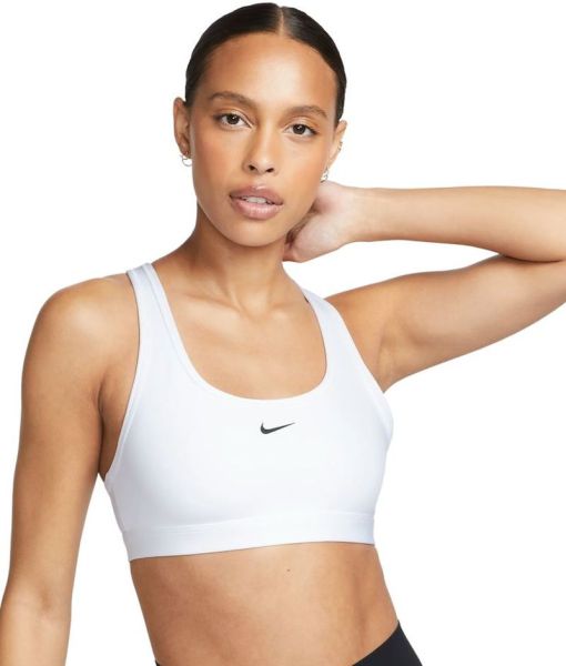 Krūšturis Nike Swoosh Light Support Non-Padded Sports Bra - white/black
