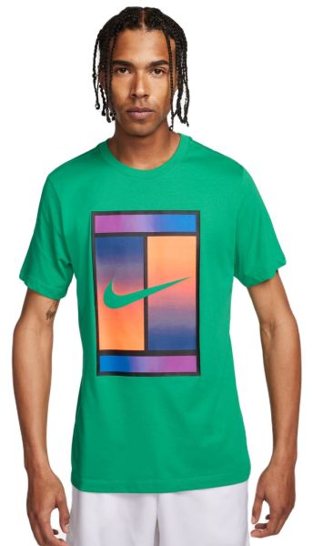 Herren Tennis-T-Shirt Nike Court Dri-Fit Tennis T-Shirt - Grün