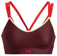 Soutien-gorge Under Armour Women's UA Infinity Low Strappy Sports Bra - chestnut red/phosphor gree